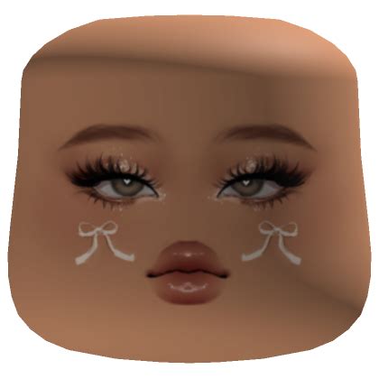 Cutesy Ribbon Makeup Cheeks Head Nougat Skin Tone Roblox Item Rolimon S