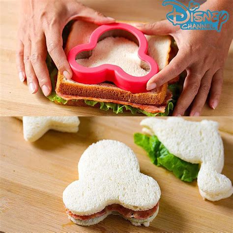 Cortador De S Ndwich De Mickey Mouse Molde De Galletas De Corte De