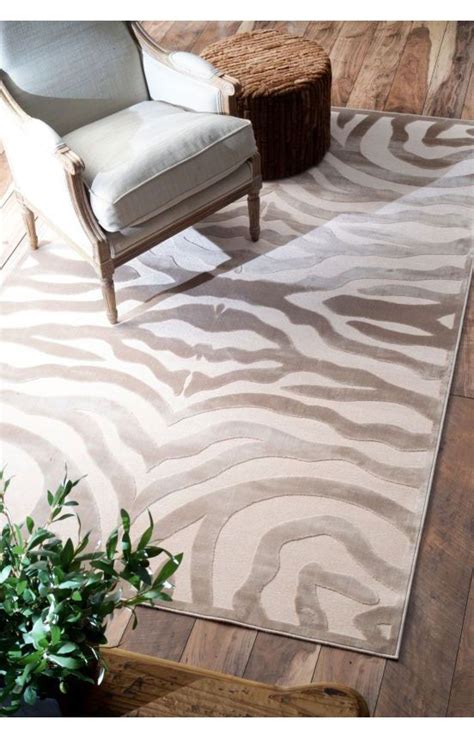 Velvet Zebra Print Rug | Contemporary Rugs | Zebra print rug, Rugs in living room, Contemporary rugs