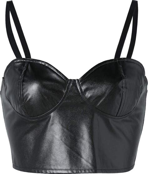 Adaye Women Leather Corset Top Y K Sexy Bustiers Corsets Spaghetti