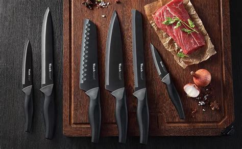 Wanbasion 6 Pieces Kitchen Knives Set Professional Professional Knife