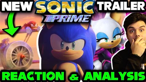 New Sonic Prime Teaser Trailer Reaction Analysis Rouge Multiverse