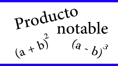 Producto Notable — Matemáticas18