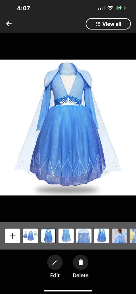 Frozen Elsa Inspired Princess Dress Costume Set Birthday Etsy