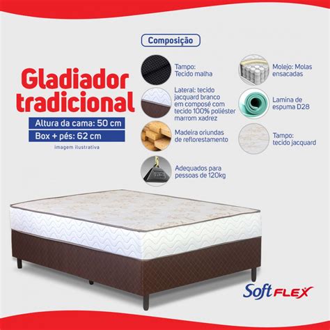 Unibox Casal Molas Ensacadas Softflex Rocha Magazine