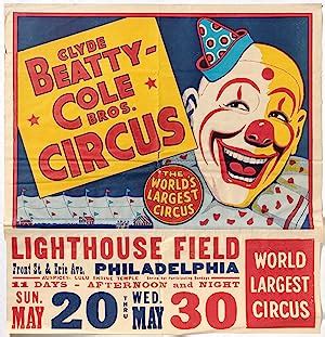 Poster Clyde Beatty Cole Bros Circus Philadelphia By Clyde Beatty