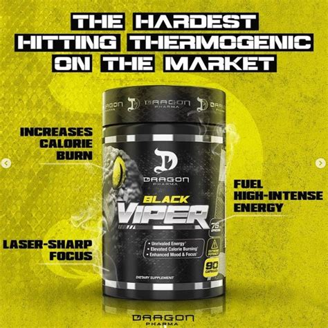 Black Viper Fat Burner Buy For Ea Dragon Pharma