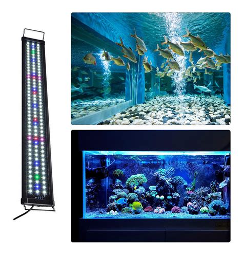 Full Spectrum Acuario Luz Led Tanque Barra Con Extenda Mercado Libre