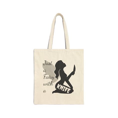 Melanie Martinez Fairy With A Knife Cotton Canvas Tote Bag Etsy