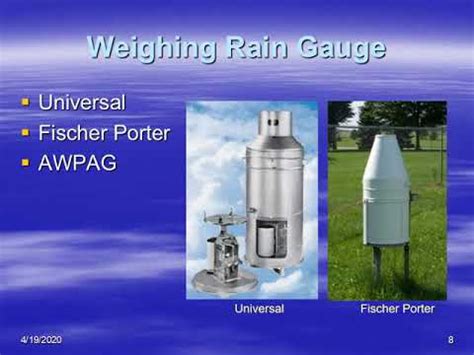 Weighing Rain Gauge