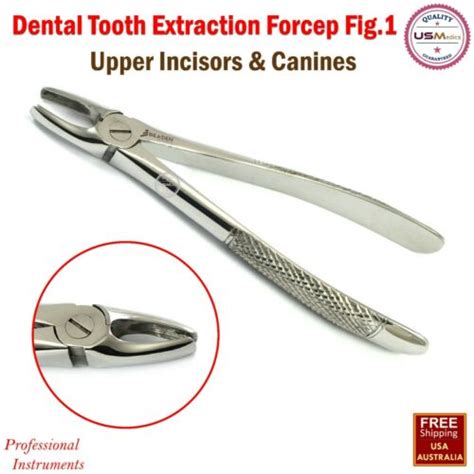 Tooth Extraction Forcep Fig For Upper Incisors Canines Dental