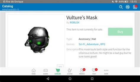 ¿en Que Juego Crees Que Saldra La Vulture S Mask 🌀roblox Amino En Español🌀 Amino