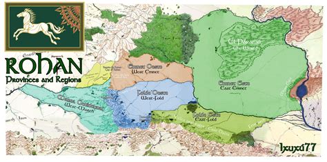 Rohan Lord Of The Rings Map