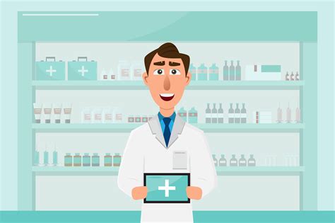 Cartoon Pharmacy Background