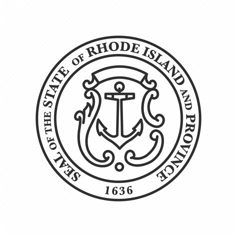 America Rhode Island Seal State State Seal State Symbol Usa Icon Download On Iconfinder