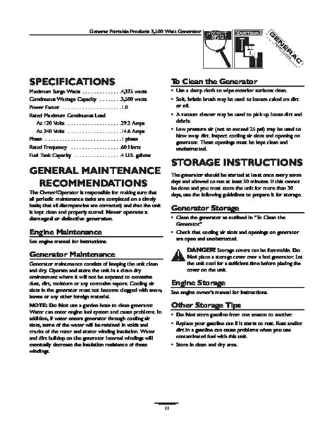 Generac 16kw Generator Owners Manual