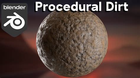 Procedural Dirt Material Blender Tutorial YouTube