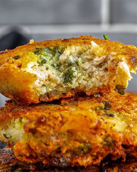 Cheesy Chicken Fritters Recipe Cheekykitchen