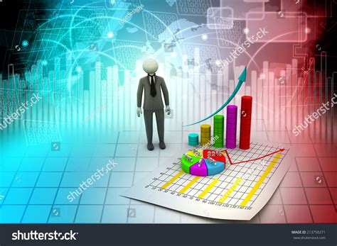 man explaining chart stock illustration  shutterstock