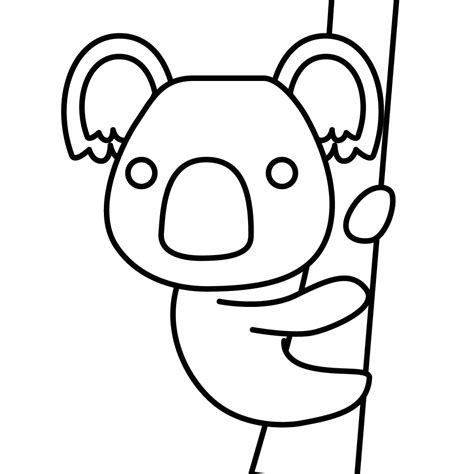 Dibujo De Koala Para Colorear E Imprimir Dibujos Y Colores