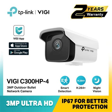 TP Link VIGI C300HP 4 3MP Outdoor Bullet Network Camera Lazada PH