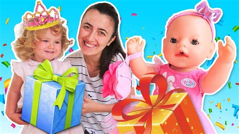 Oyuncak bebek bakma videoları Sevcan Derin ve Baby Born ile çocuklar