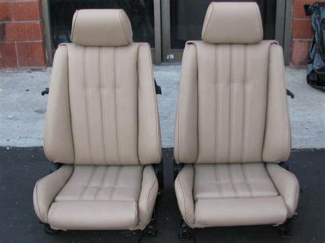 Sell Bmw E30 325i 318i M3 Recaro Sport Seats Leather Reupholstered Natural Color In Seal Beach