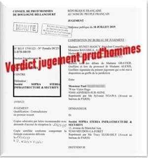 Verdict Jugement Prud Hommes D Lai Et Appel