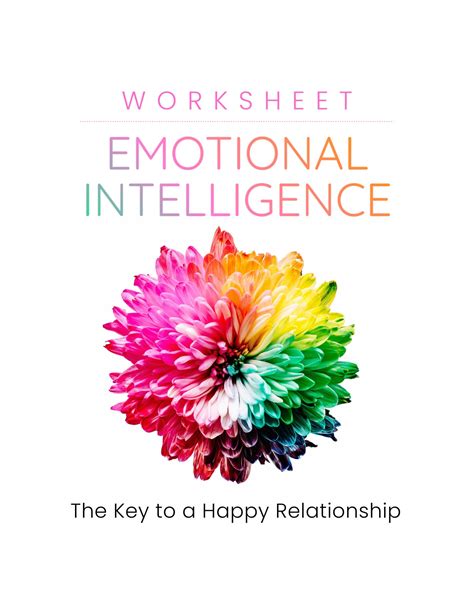 Emotional Intelligence Workbook, Emotional Intelligence Worksheet ...