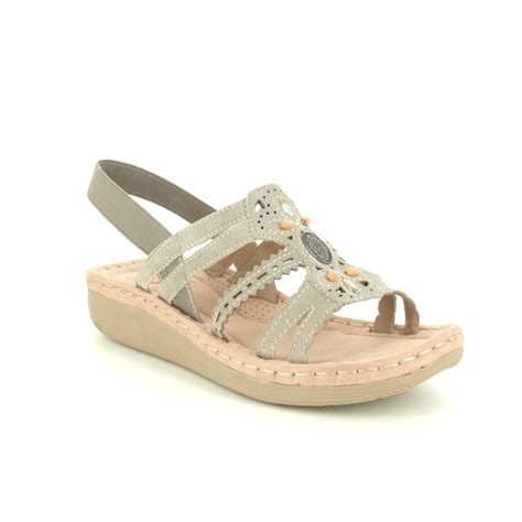 Earth Spirit Portland 30556 50 Taupe Suede Comfortable Sandals