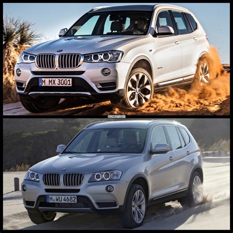 Bild Vergleich Bmw X Facelift F Lci Trifft Pre Facelift X F