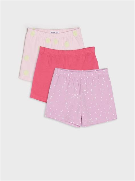 Shorts 3er Pack Farbe Pastellrosa SINSAY 5439R 03X