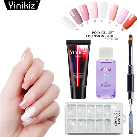 Yinikiz Gel Acr Lico Uv Para U As Gel Polivin Lico Para Extensiones De