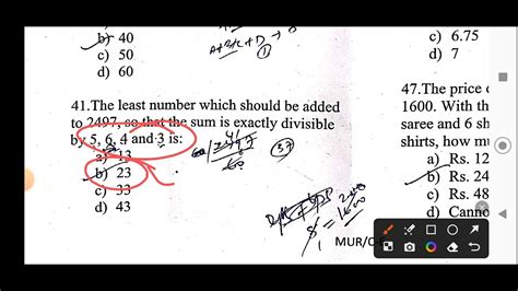 OSSC AMIN EXAM ANALYSIS Ossc Amin Exam Arithmetic Questions And