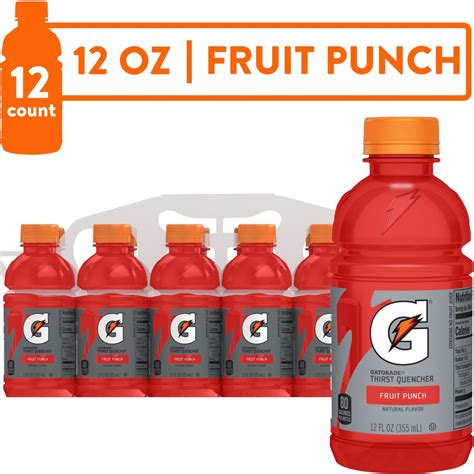 Gatorade Thirst Quencher Sports Drink Fruit Punch Fl Oz Pack