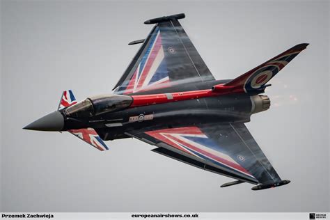 Farewell to Blackjack: RAF Typhoon Display Jet ZJ914 Concludes Its ...