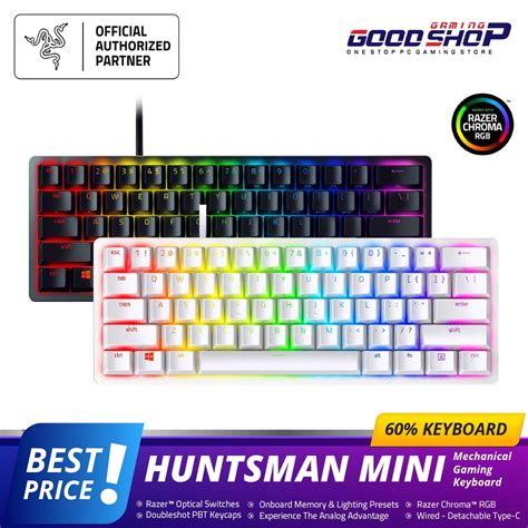 Jual Razer Huntsman Mini Mercury Gaming Keyboard Shopee Indonesia