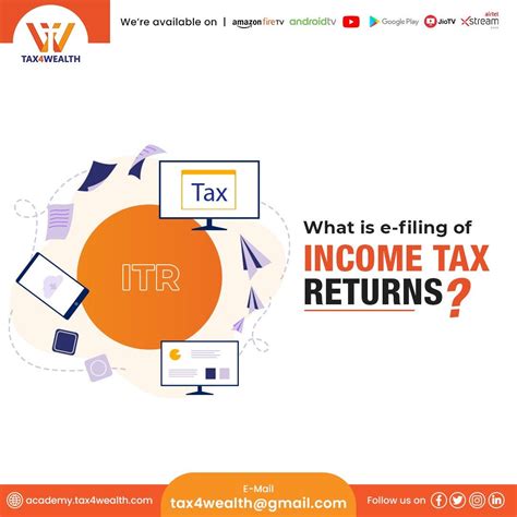 What Is E Filing Of Income Tax Returns — Academy Tax4wealth Aarushi Kushwaha Medium