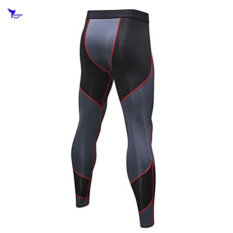 NEW 2019 Mens Tight Fitting Compression Running Pants Gym Fitness