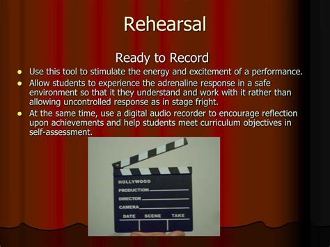 PPT - REHEARSAL TECHNIQUES PowerPoint Presentation, free download - ID ...