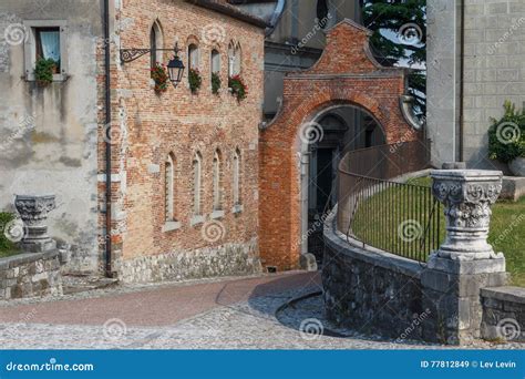 Udine Castle Complex Buildings Stock Image - Image of tree, architecture: 77812849