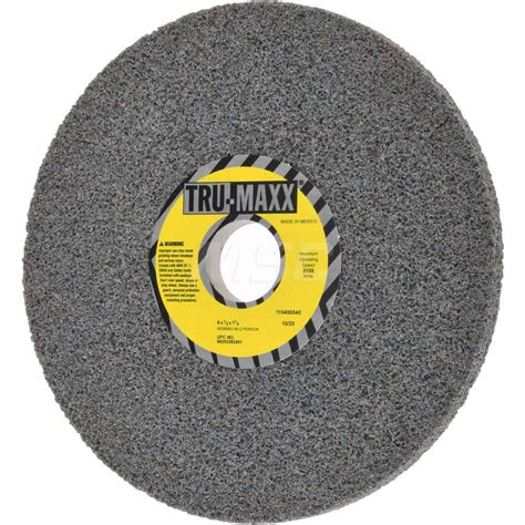 Tru Maxx Surface Grinding Wheel 8 Dia 12 Thick 1 14 Arbor 46 Grit Msc Direct