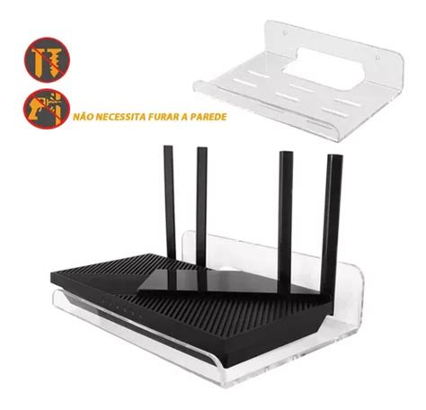 Suporte Organizador Parede Multi Uso Roteador Modem Internet