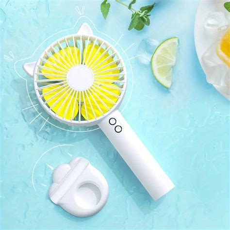 Rechargeable Usb Mini Fan Cool Air Fans Hand Held Travel Cooler Mini