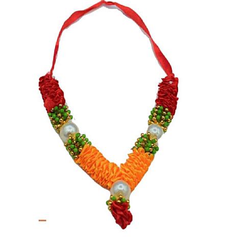 buy creative space flower garlandphool mala  cm assorted