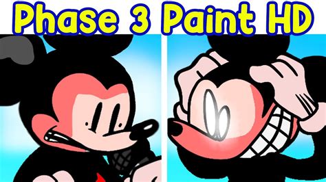 Friday Night Funkin Vs Mickey Mouse Phase 3 Hd Repaint Reanimated Fnf Mod Hard Sunday Night