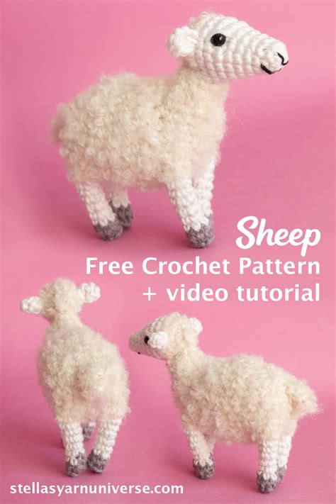 Sheep Crochet Pattern Stella S Yarn Universe