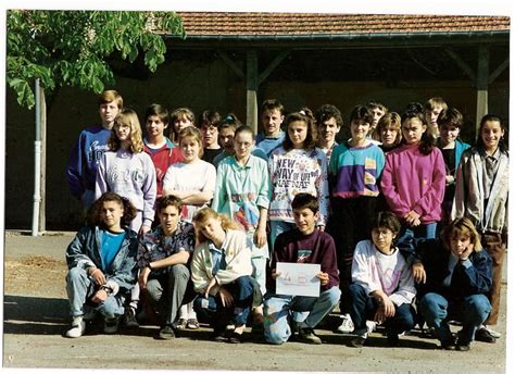 Photo De Classe 4 E B De 1989 Collège Julienne Farenc Copains Davant