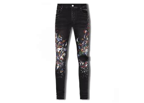 Amiri Skinny Painter Jeans Aged Black Editorialist