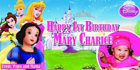 Disney Princess Birthday Banner 9